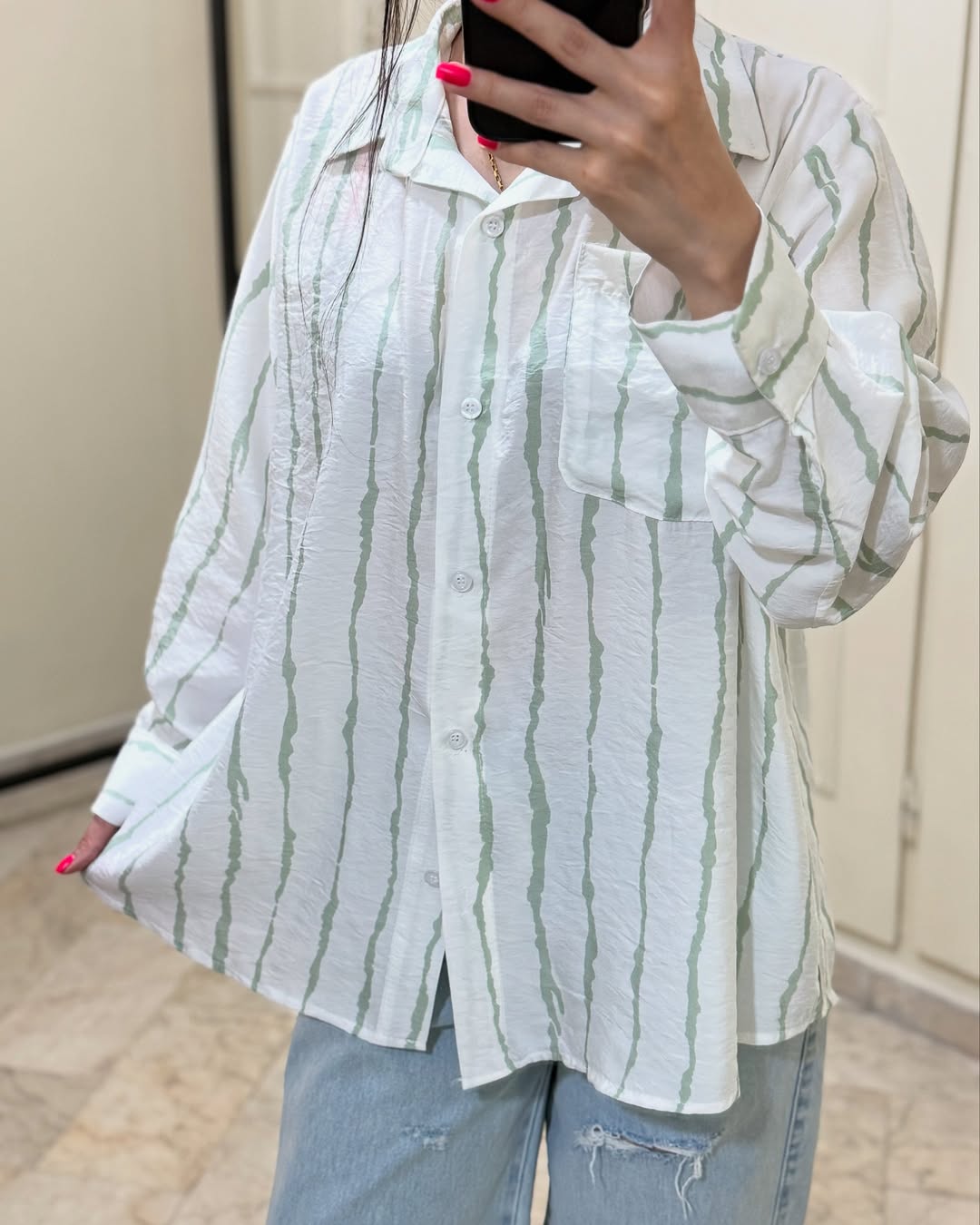 شومیز مانتویی پری